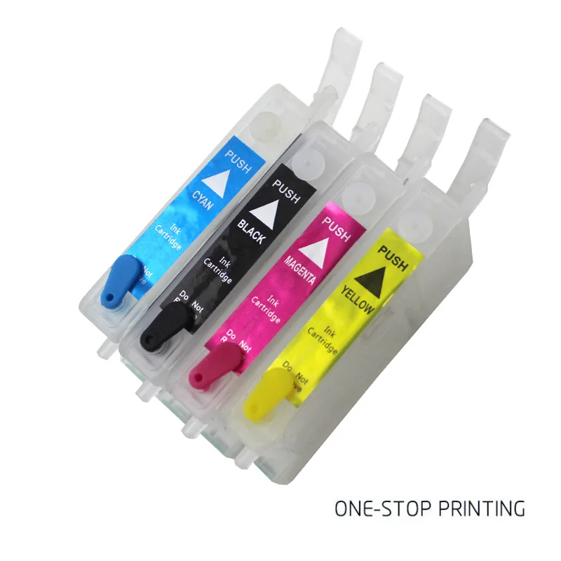 Картридж для принтера Epson Stylus T25 TX123 TX125 TX133 TX135 многоразовый пустой с чипами дуги
