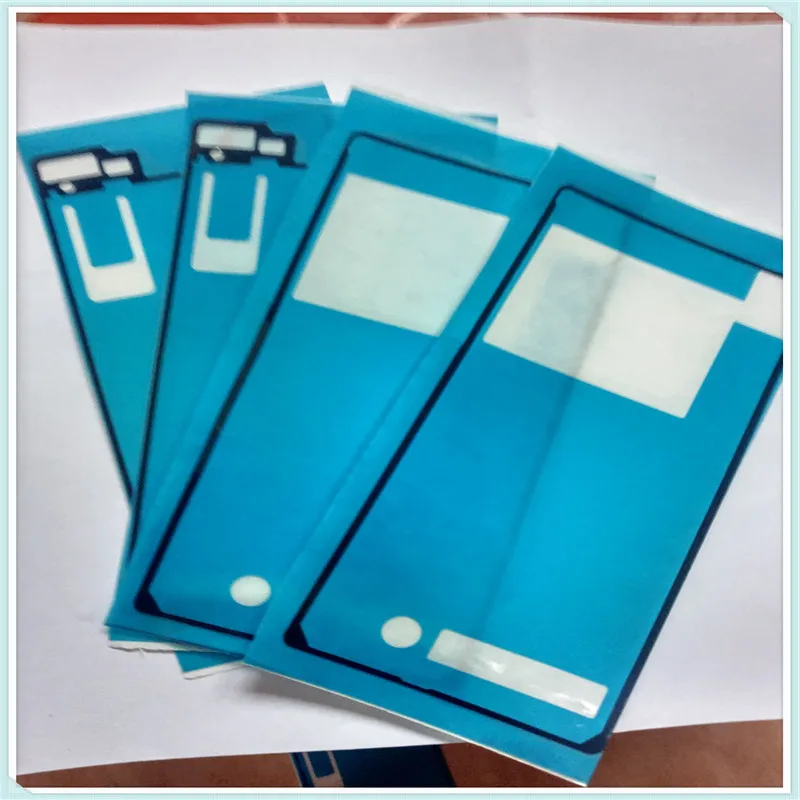 50 Наборы для ухода за кожей/100 шт. спереди + сзади клей Стикеры Sony Xperia Z2 d6502 D6503 d6543