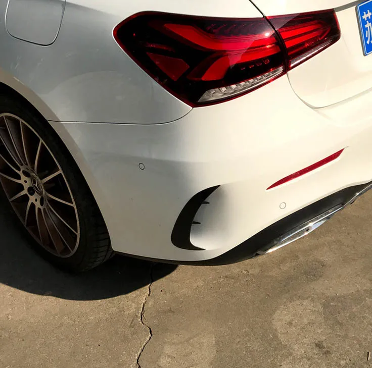 Задний бампер вентиляционное отверстие отделка Canards для Mercedes-Benz A класс W177 A180 A200