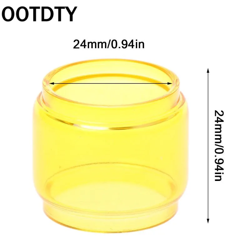 OOTDTY, прозрачная, красочная, стеклянная трубка, стеклянный бак, аксессуары для электронных сигарет, для TFV12 Prince, испаритель, Атомайзер