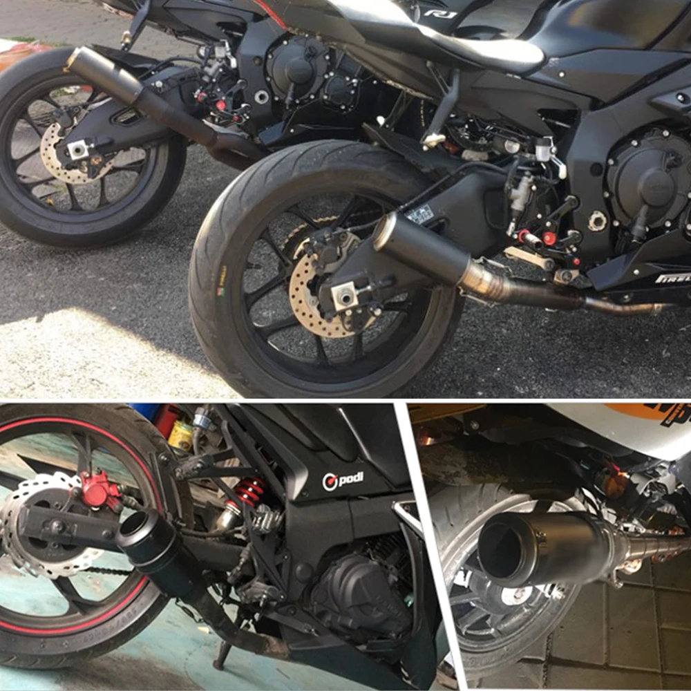 Выхлопная труба для мотоцикла из углеродного волокна ДЛЯ CRF 230 Z900 GSXR S1000RR Dit Bike |