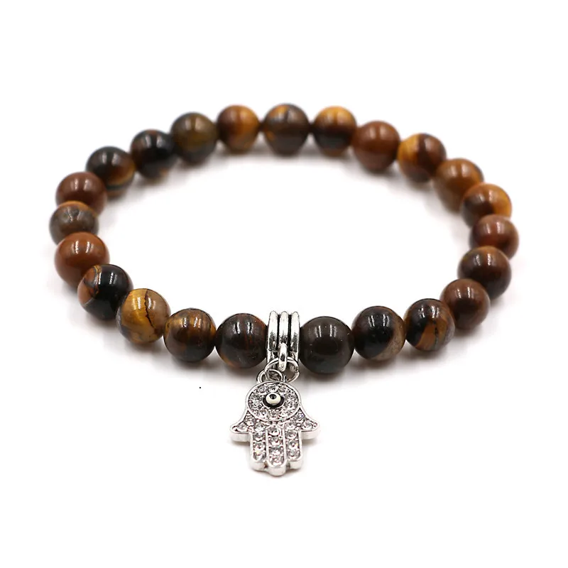 YIZIZAI новые модные браслеты с ручной подвеской Fatima женские Pulseira Masculina мужские