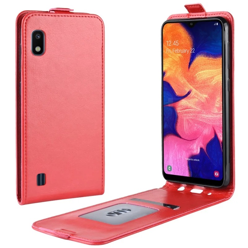 Чехол для Samsung Galaxy A10 A105F кожаный чехол-кошелек чехол телефона A 10 SM-A105 | Мобильные