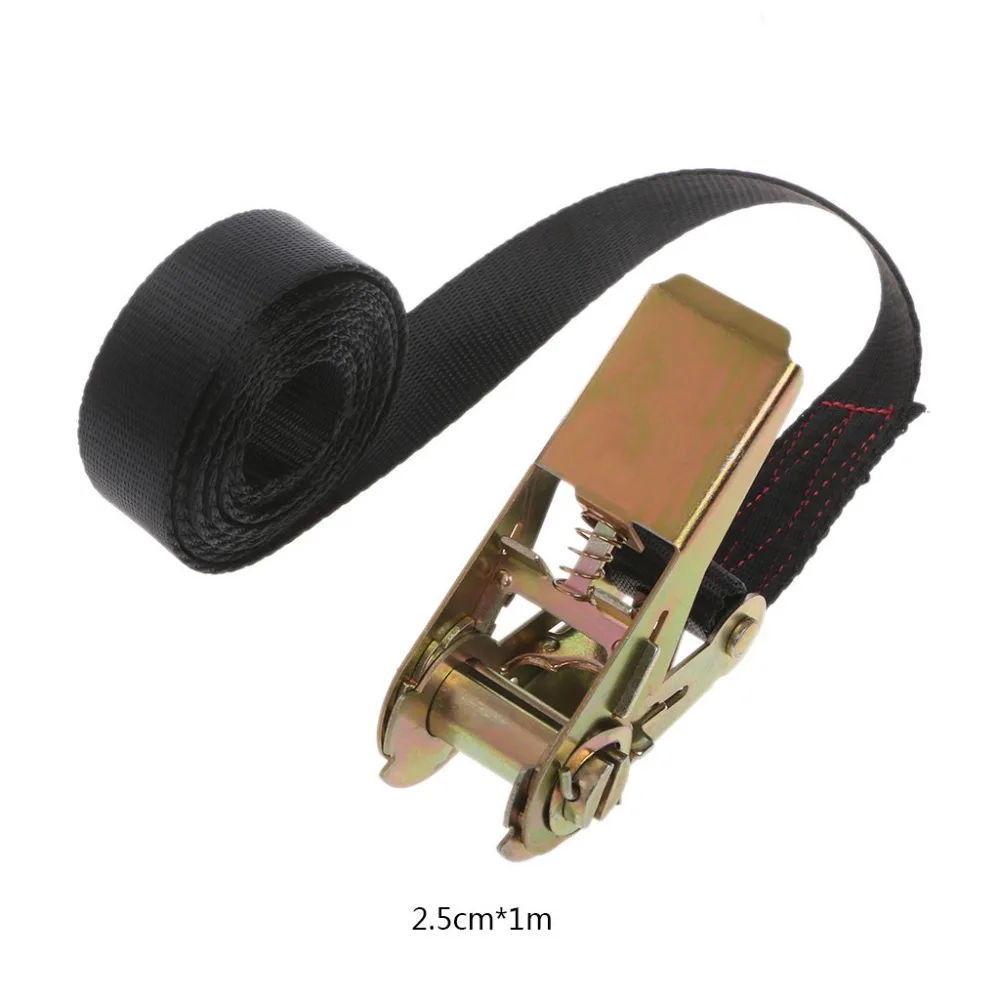 

1PC High Quality Travel Zinc Alloy Buckle Tie-Down Car Luggage Cargo Lashing Strap 1m to 5m
