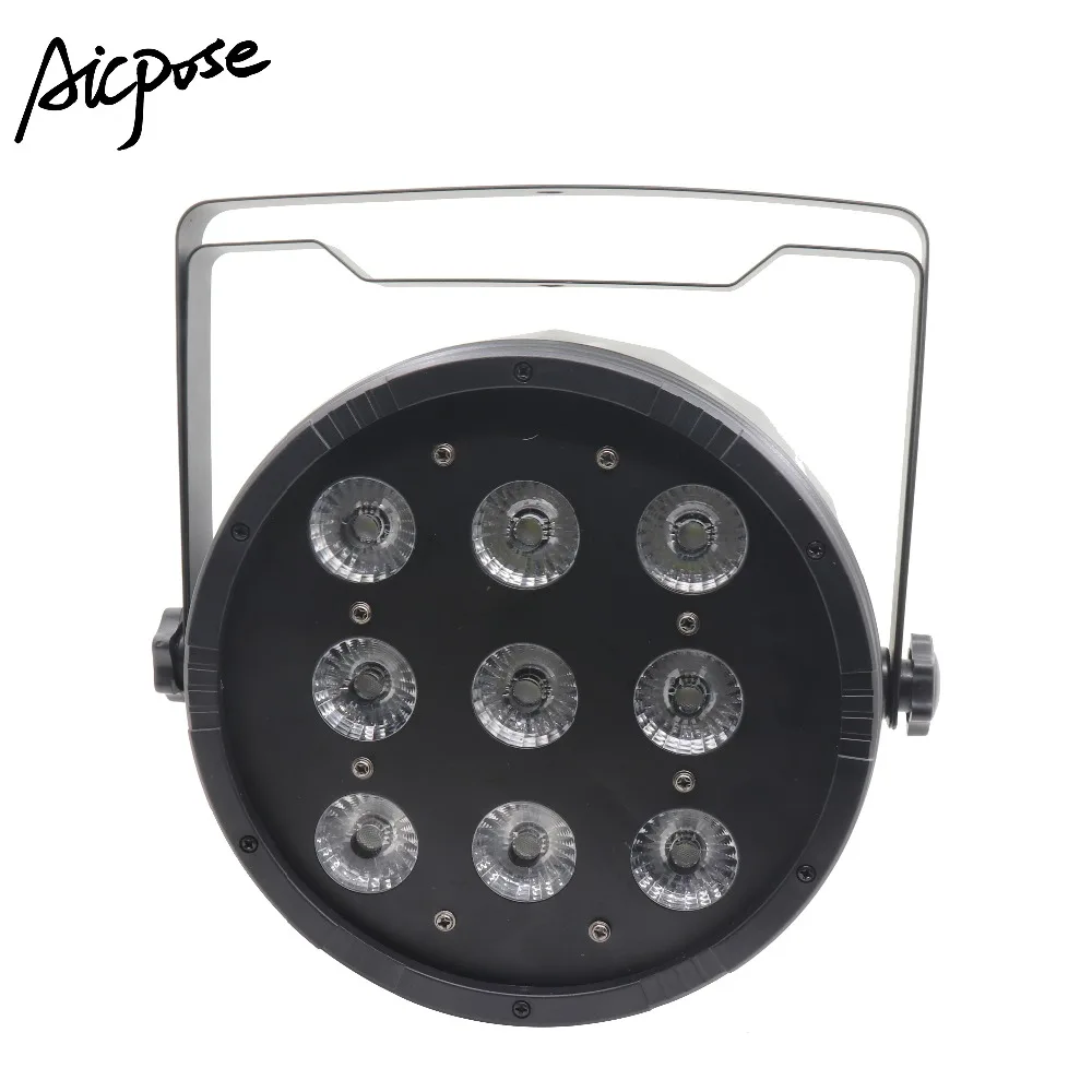 LED Par 9x12 Вт RGBW 4в1 сценический свет DMX512 Диско DJ Светодиодная Стробоскопическая пара