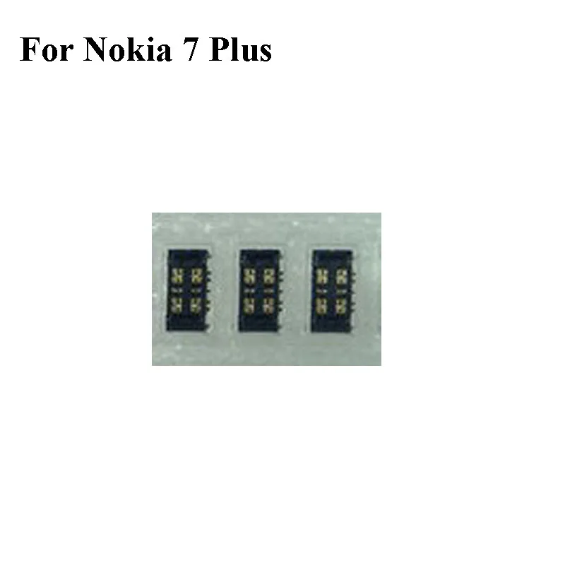 5 шт. внутренний FPC Разъем Держатель аккумулятора клипса контакт для Nokia 7 Plus