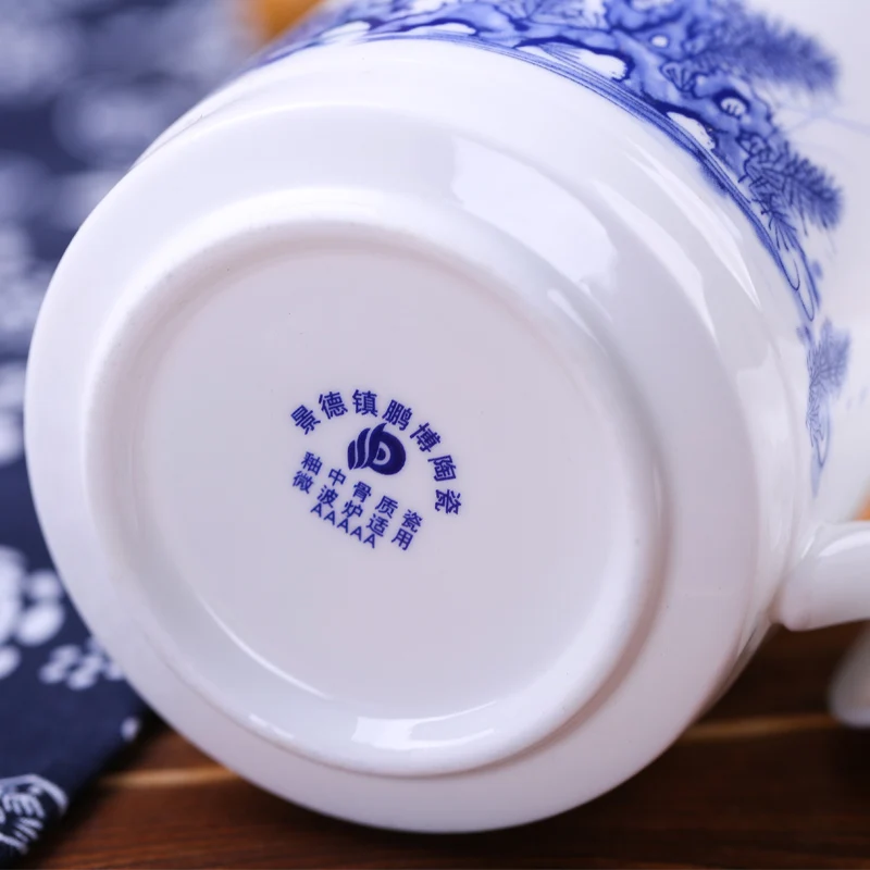 Цзиндэчжэнь Ретро Китайская Культура Бытовая Бизнес Костяного Фарфора Чашка