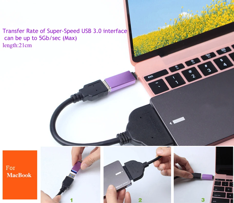Kebidu 2 5 дюймов USB 3 0 к Sata ''жесткий диск HDD SSD DVD CD ПЗУ адаптер преобразователь