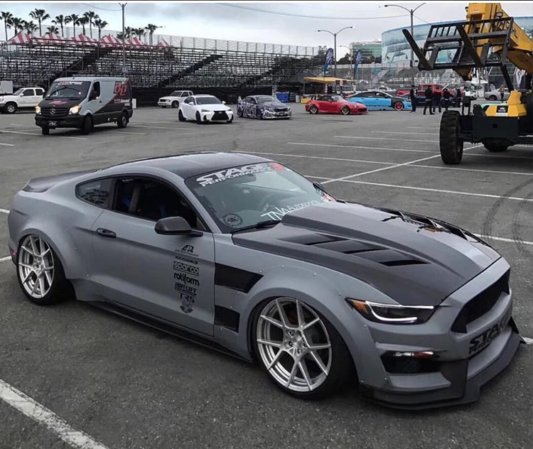 OUMIAO автомобильный Стайлинг для Ford Mustang фары- полный светодиодный фонарь DRL светодиодный объектив двойной луч автомобильные аксессуары