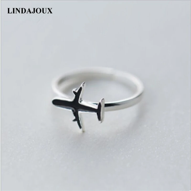 LINDAJOUX Модные Серебристые черные плоские матовые кольца для мужчин и женщин