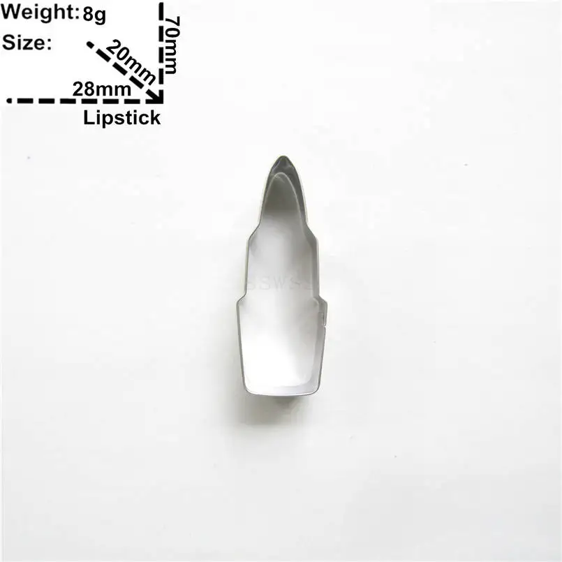 Direct Selling cosmetic Lipstick Shape Cake Decorating Fondant Cutters Tools cosmetology Cookie Biscuit Baking Molds | Дом и сад