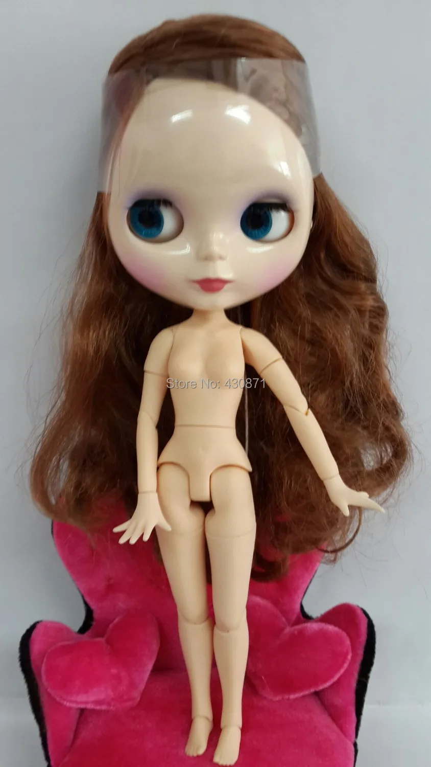 Коричневая кукла для волос с шарнирным телом Blyth | Игрушки и хобби