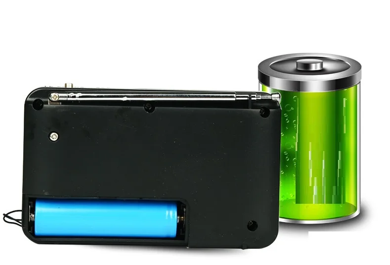 Карманный радиоприемник FM радио портативный Перезаряжаемый динамик с