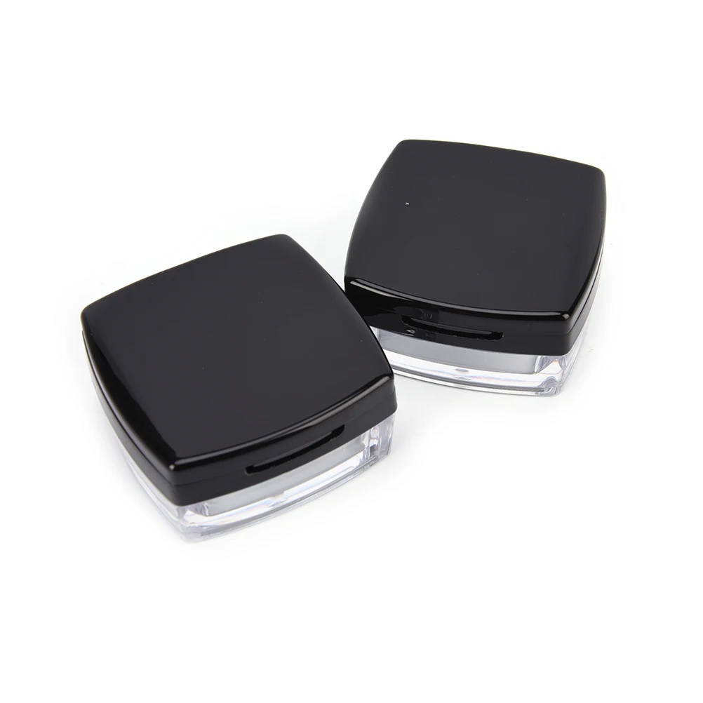 Пустой чехол для пудры с зеркальным ситечком 1 комплект квадратная коробка