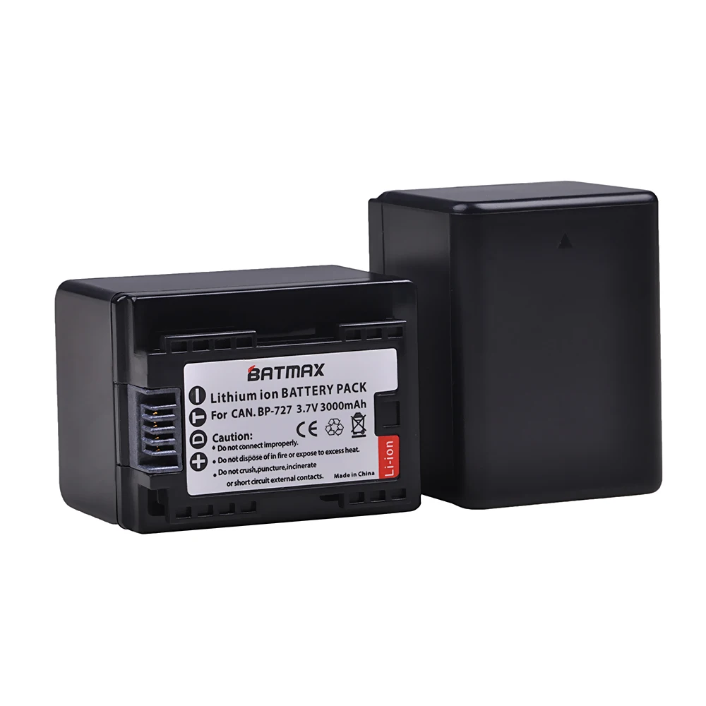 4 шт. 3000 мАч BP 727 BP727 батарея для Canon фотокамера VIXIA HF R30 M50 M52 500 M56 M506 R36 R38 R306 R400 R500 R600 R60