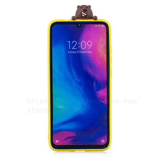 Чехол TRISEOLY для Xiaomi Redmi Note 7, силиконовый чехол с изображением животных для Redmi 7 Note 7 Pro, с 3D рисунком, для защиты Xiomi Note7 6,3