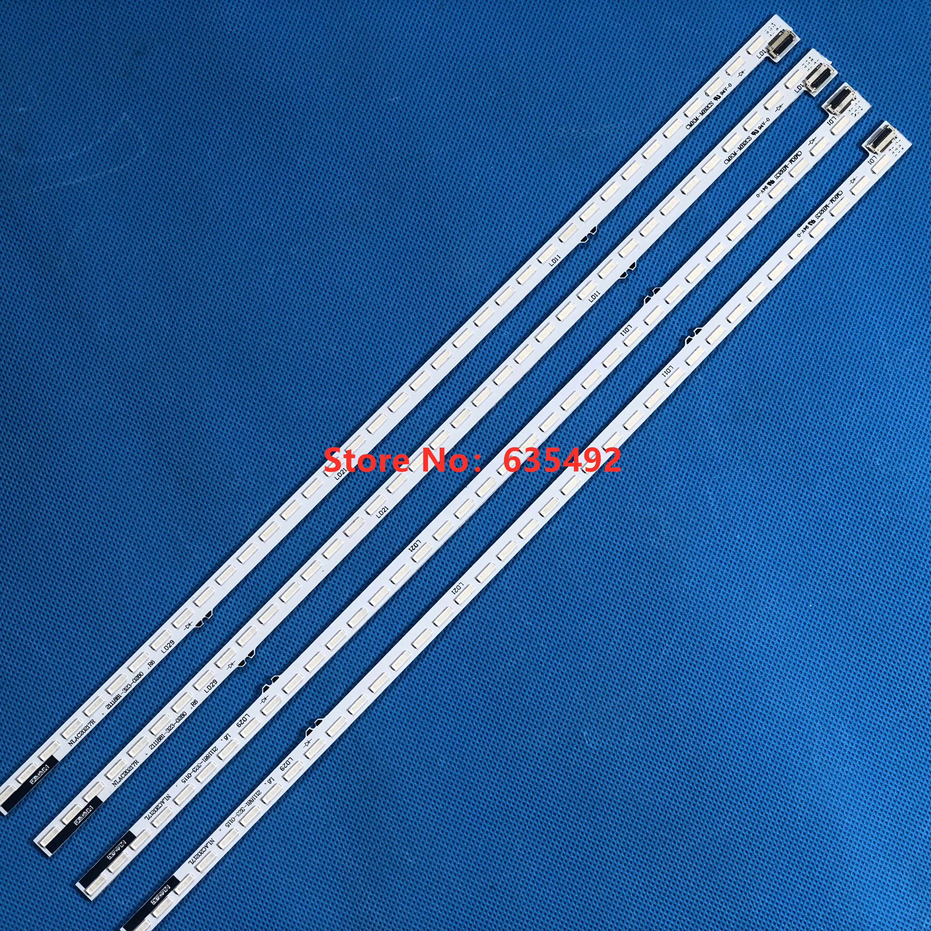 Новинка, Светодиодная лента 34 см, 4 шт., 36 ламп, NLAC20217L + NLAC20217R для Sony, 55 дюймов, фотосессия, фотосессия, P61.P8302G001