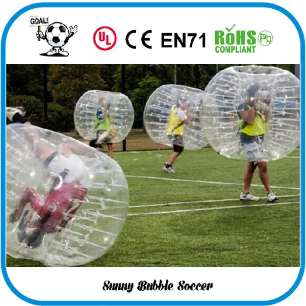 Бесплатная доставка 1 2 м пузырьковый футбольный мяч для детей 0 8 мм зорбинга тела