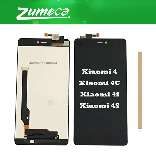 ЖК дисплей и дигитайзер сенсорного экрана для Xiaomi Mi4 Mi 4 4C Mi4i 4i Mi4S mi4 3 цвета