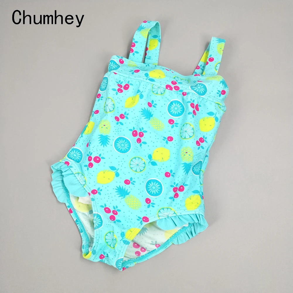 Купальник для девочек от 0 до 24 месяцев Цельный купальник младенцев с защитой УФ