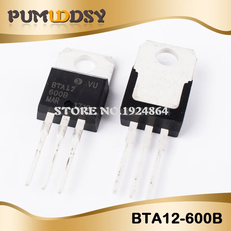 10 шт. BTA12-600B BTA12 BTA12-600 Triacs 12 ампер 600 вольт TO-220 IC