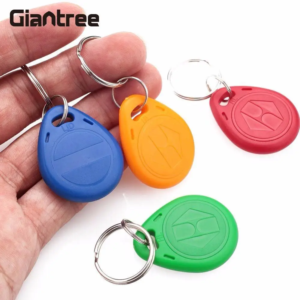 Перезаписываемые rfid карты Giantree 125 кГц брелоки EM4305 идентификационные для контроля