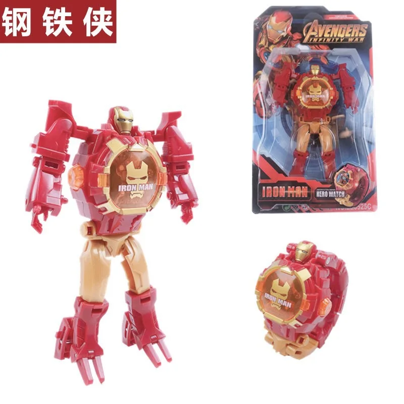 Детские часы с роботом трансформером электронные детские для мальчиков и