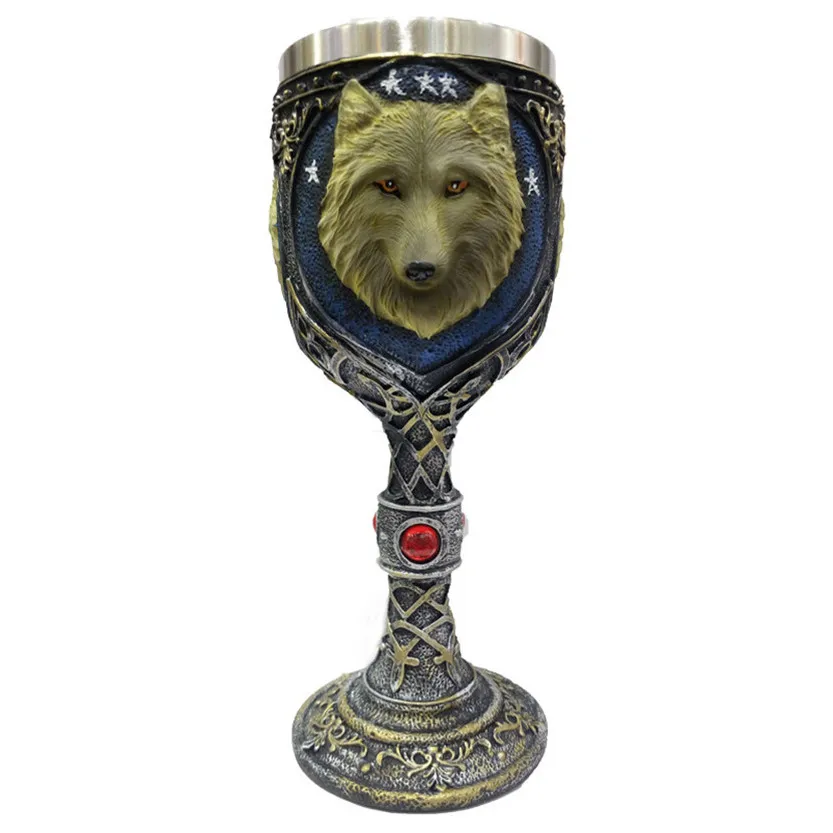 1 шт Нержавеющая сталь кружка-Череп Викинг ОЗУ Рогатые Pit Lord воин пивная кружка