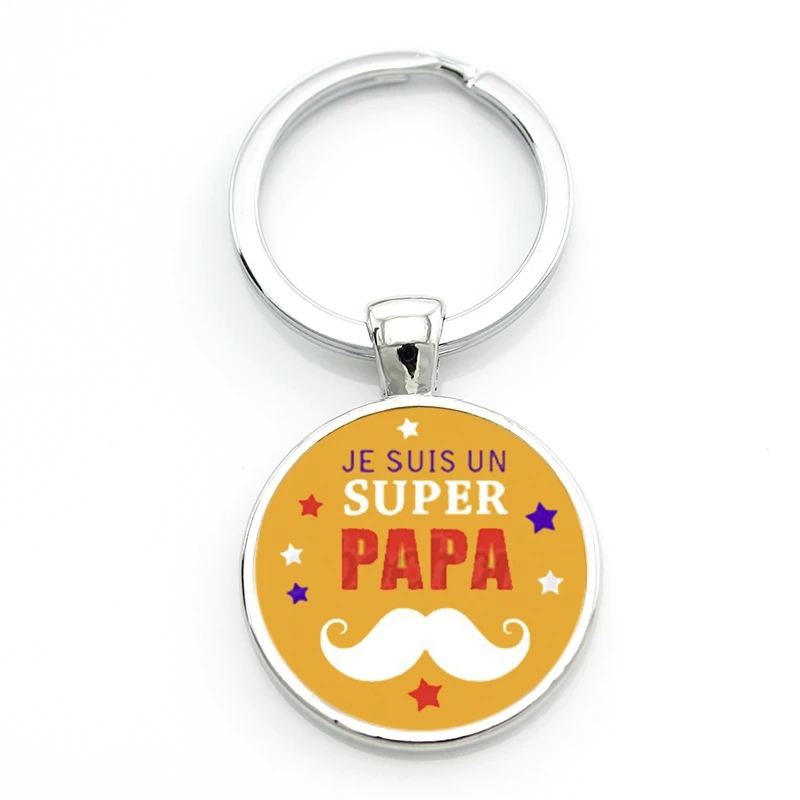 CT505 TAFREE изысканный модный брелок с надписью I Love daddy this much для мужчин, ювелирные изделия je suis un papa qui dechire, брелок для ключей, держатель для dad CT494 - Цвет: CT505