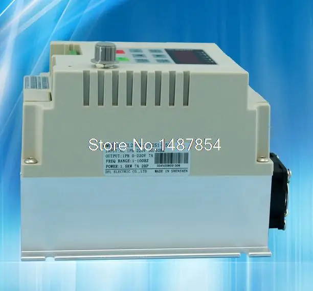 0.75KW Инвертор VFD 220V инвертор с переменной частотой привода однофазный вход выход