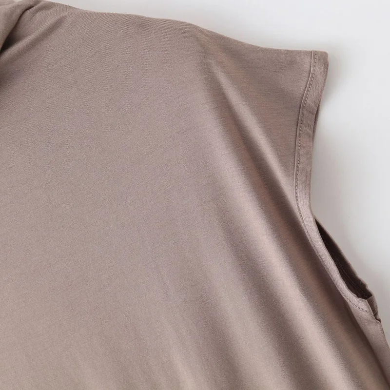 LERFEY с высоким плотно облегающим шею воротником Slim Fit Футболка спецодежды офисные