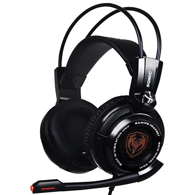 Виртуальная игровая Гарнитура Somic G941 USB 7 1 с микрофоном вибрация стерео бас