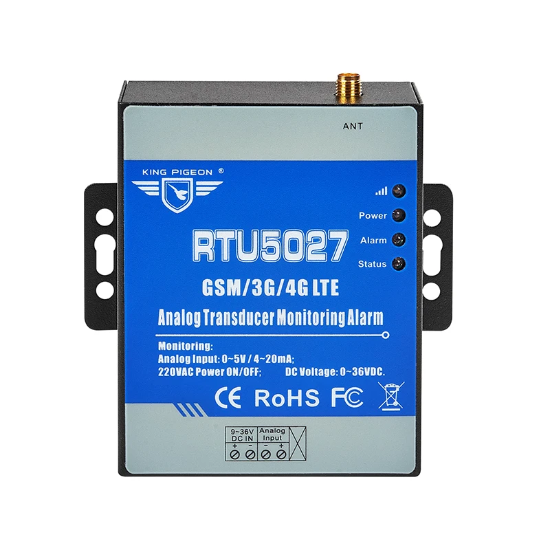 

GSM Modbus RTU аналоговый преобразователь 0-5 в контроль напряжения питания система сигнализации при сбоях питания с SMS-оповещением RTU5027V