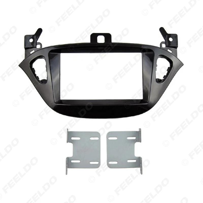 FEELDO Car 2 DIN Refitting Radio Fascia Frame for Opel Adam 2013 Stereo Dash face Plate Panel Mount kit Adapter #5223 | Автомобили и