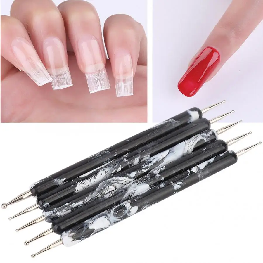 5 шт. набор из двух контурных кристаллов для точечного маникюра|Доттсы| |