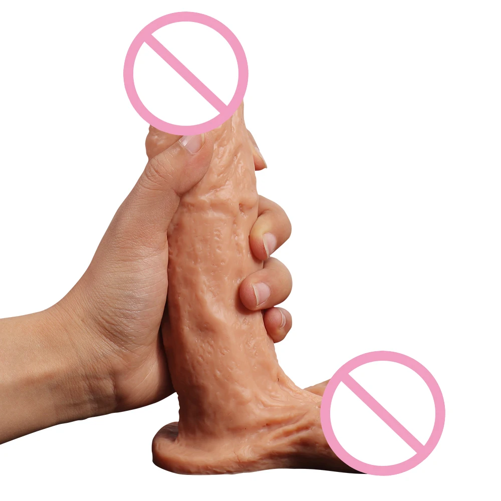 HOWOSEX супер мягкий силиконовый реалистичный фаллоимитатор двухслойный мужской