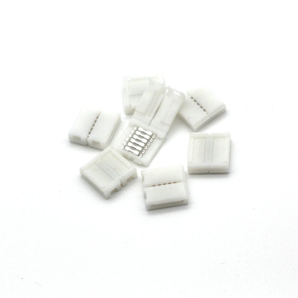 2pin 3pin 4pin 5pin 6pin бесплатно сварочный Зажим Разъемы для 5050 3528 rgb rgbw RGB + CCT WS2812b