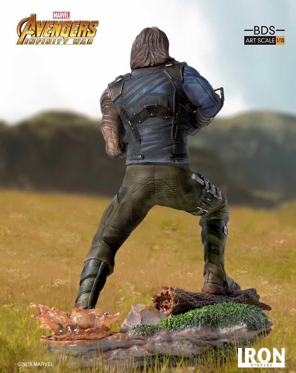 Ironstudio 1/10 Смола Мстители 4 Бесконечная война Зимний Солдат Гараж Набор Фигурка Статуя для фанатов коллекция и хоббли