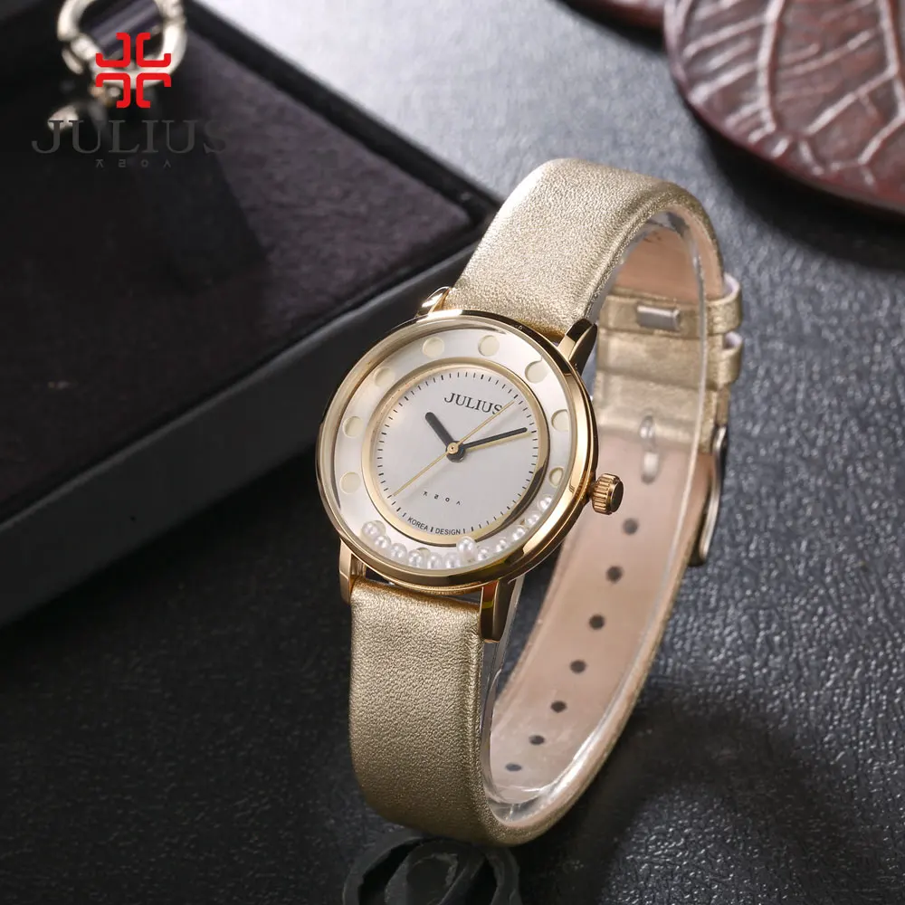 JULIUS JA 927 марки часы для женщин Мода дешевое качество High End Никель Бесплатная