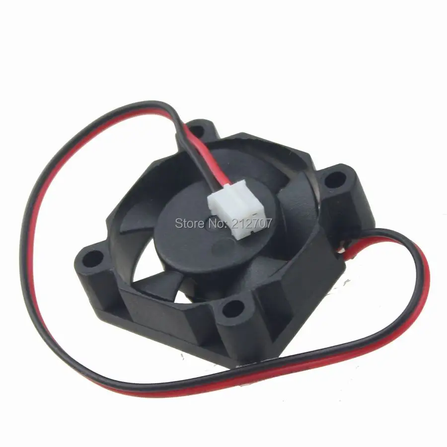 

2 Pieces Gdstime 12V 2Pin 3cm 30mm x 30mm x 10mm Ball Bearing Brushless DC Cooling Fan 3010