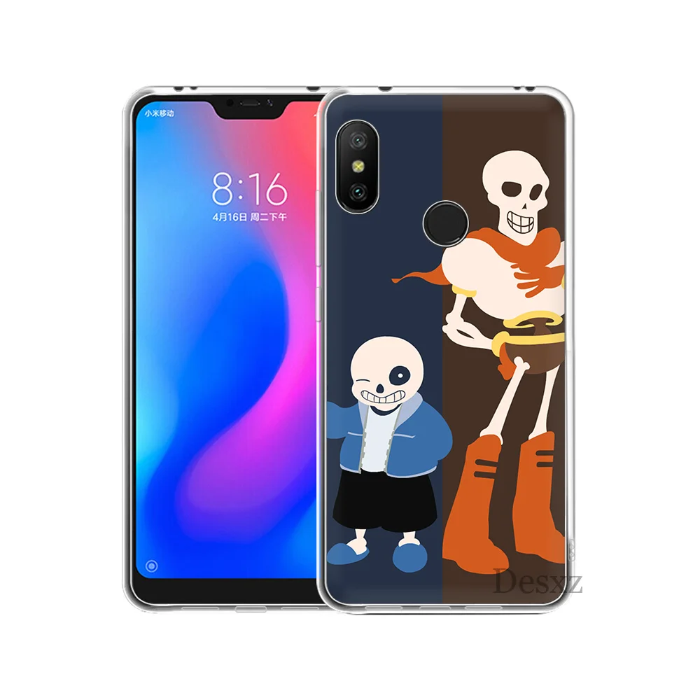 Чехол для телефона чехол Папирус из андертейл Санс Redmi Note 3 4 4X 5 5A 6 Pro Prime Protect |