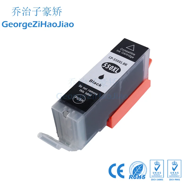 6 шт. 550XL Совместимость с PGI550 Canon Pixma iP7250 MG5450 MG5550 MG5650 MG5655 MG6350 MG6450 MX925|Чернильные