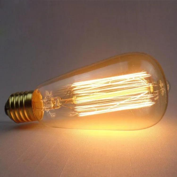 Bulb Подвесной светильник с пеньковой веревкой, винтажный Ретро-ЛОФТ промышленный подвесной светильник для гостиной, кухни, Домашний Светильник, декоративный светильник - Цвет корпуса: Bulb