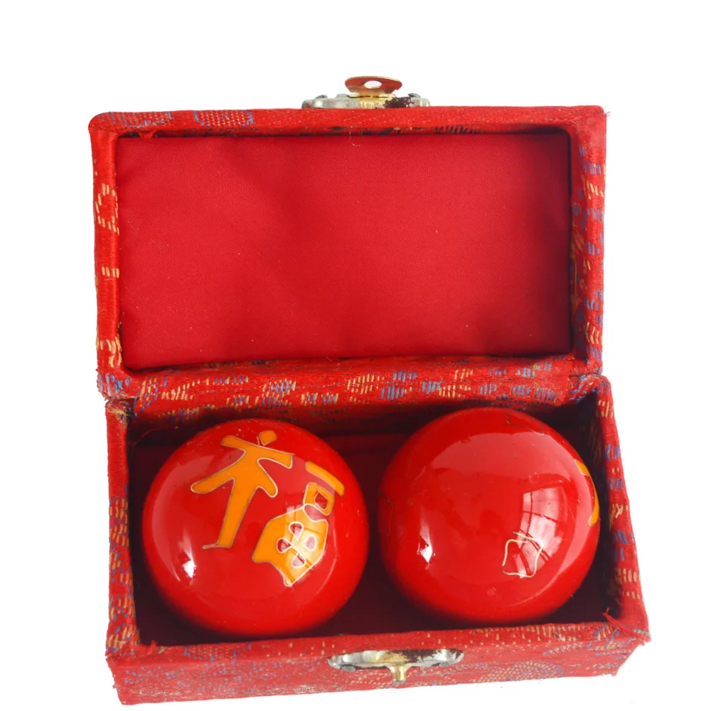 Фэн шуй Baoding китайские мячи для снятия стресса 4 8 см F1106|ball screen|ball cordball float |