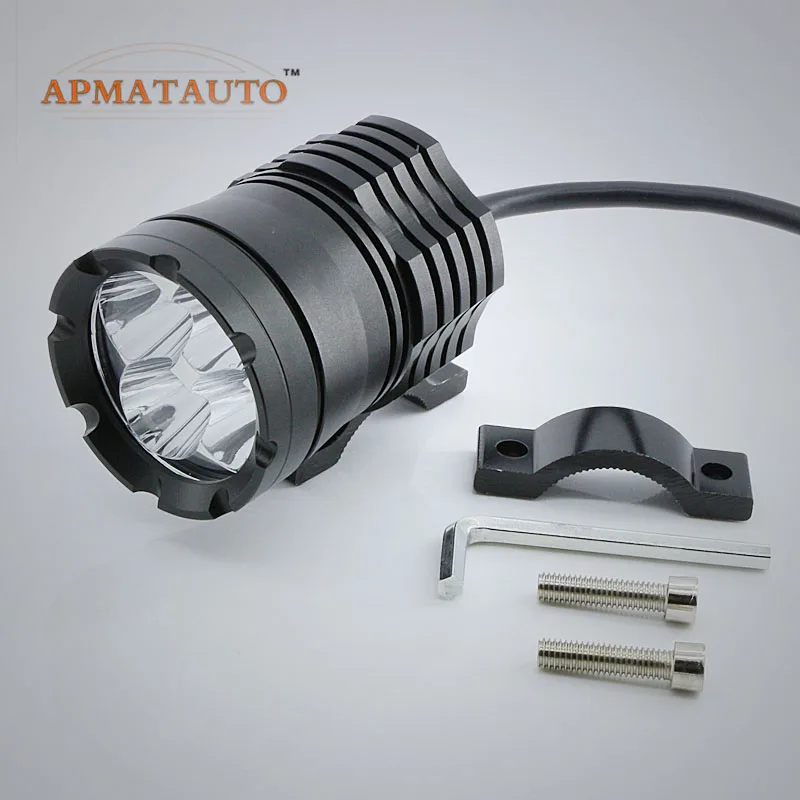 2X автомобильный мото белый 6000K 15600LM T6 светодиодный фонарь для мотоцикла, противотуманная фара, прожектор, водонепроницаемая мотоциклетная лампа
