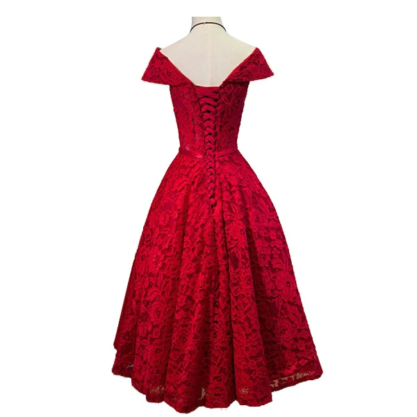 Индивидуальный заказ 2017 Бургундия Scoop шеи Полное Кружева Вечерние платья Иллюзия