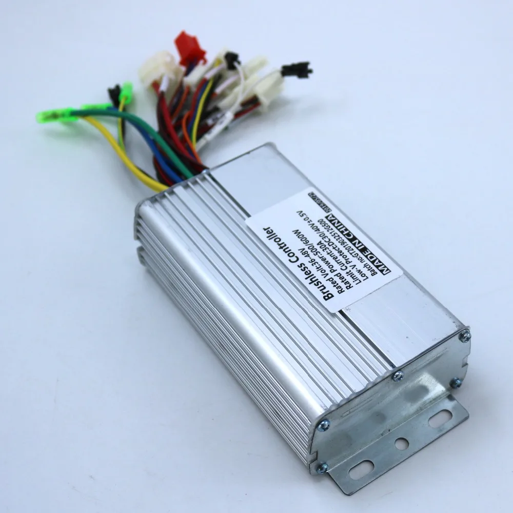 Greentime 36 V/48 V 500 W/600 W 30Amax мотор BLDC контроллер электровелосипед трёхколёсный велосипед двойной режим датчика/Бессенсорный контроллер