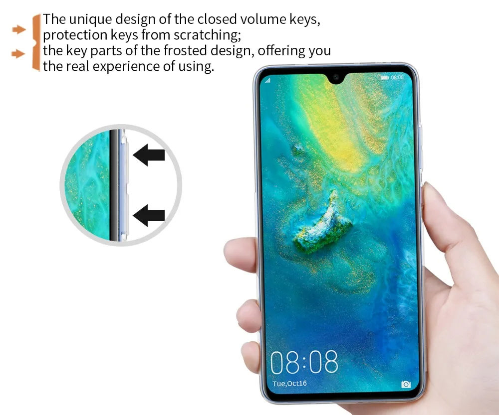 NILLKIN натуральный прозрачный ТПУ чехол s для huawei mate 20 Pro/mate 20 Lite прозрачный мягкий чехол для телефона для huawei mate 20