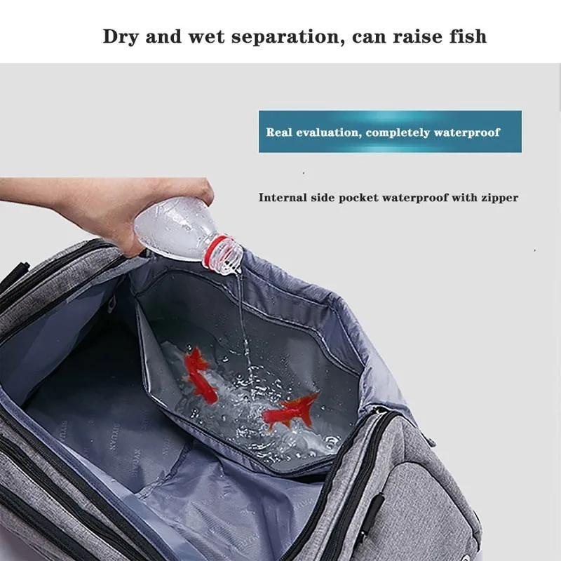 Сумка на плечо с разделением для сухой и влажной сушки сумка спортивная фитнеса