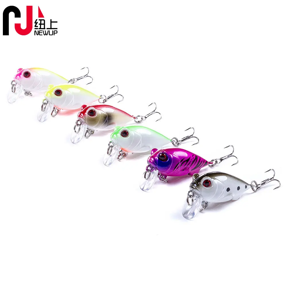 NEWUP 1 шт. 40 мм 5 2 г рыболовная приманка бионическая жесткая рукоятка topwater Wobblers Pesca